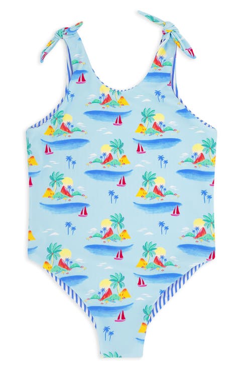 Kids' Skye Reversible UPF 50+ One-Piece Swimsuit (Baby & Toddler)