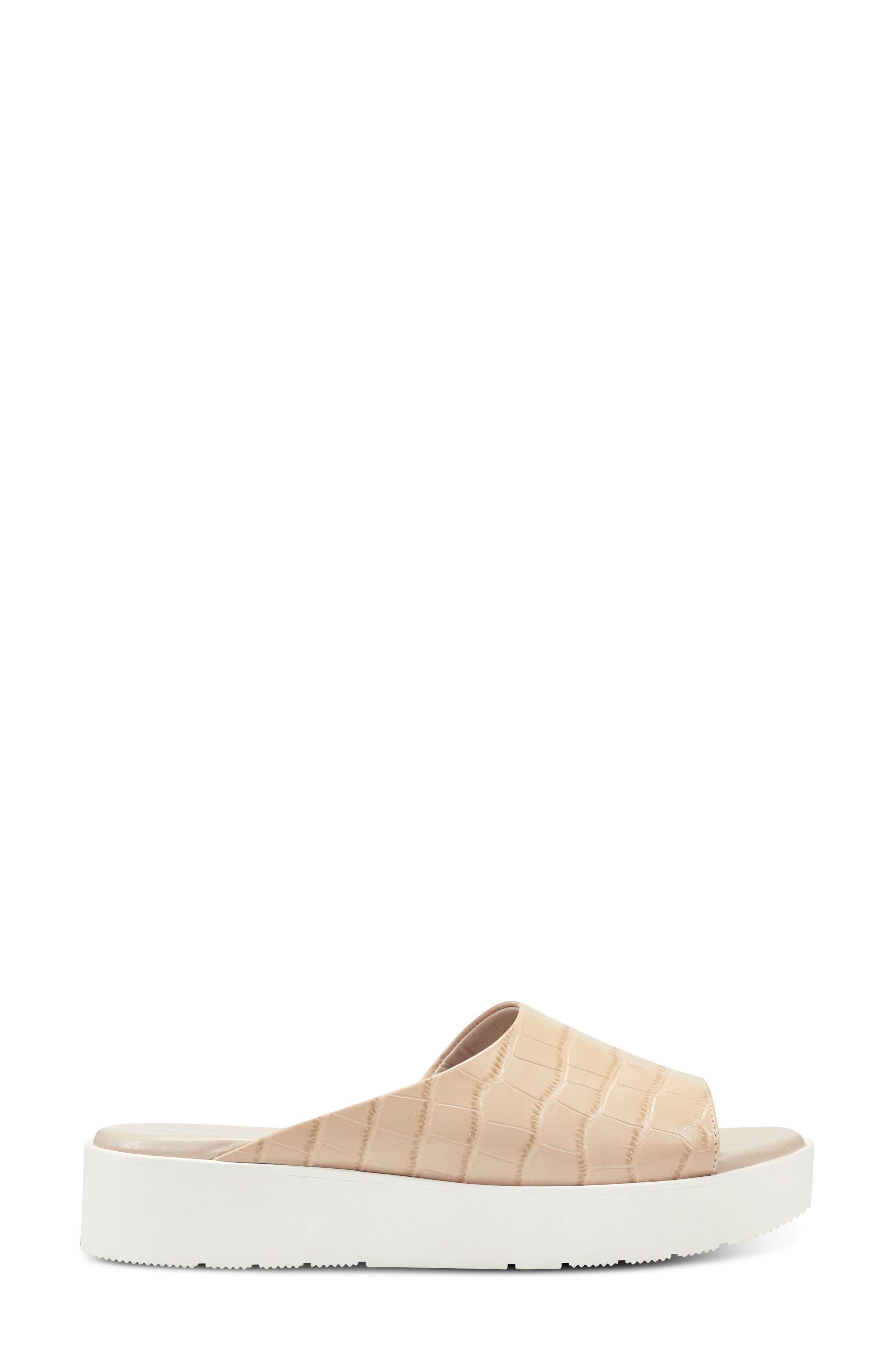 x Martha Stewart Francey Slide Sandal, Alternate, color, NATURAL LEATHER