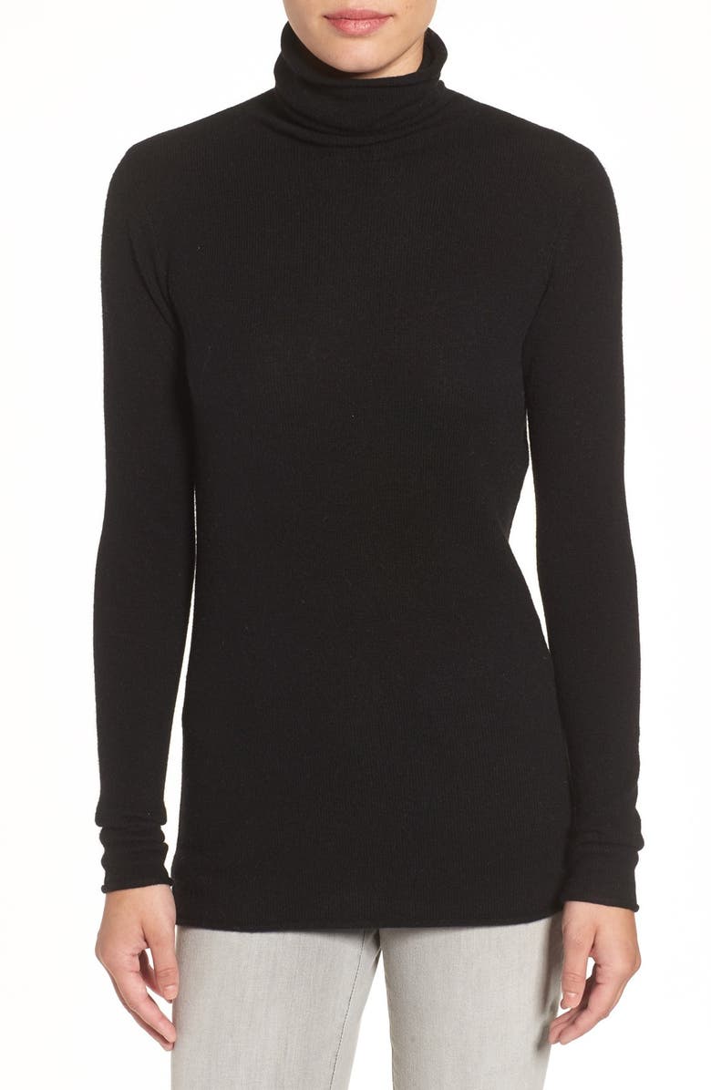 Halogen<sup>®</sup> Wool & Cashmere Funnel Neck Sweater, Main, color, 