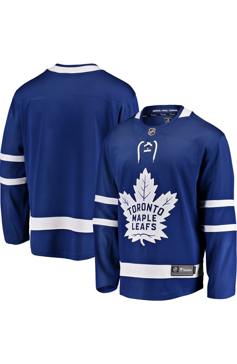 FANATICS Men's Fanatics Blue Toronto Maple Leafs Breakaway Home Jersey, Main, color, Blue