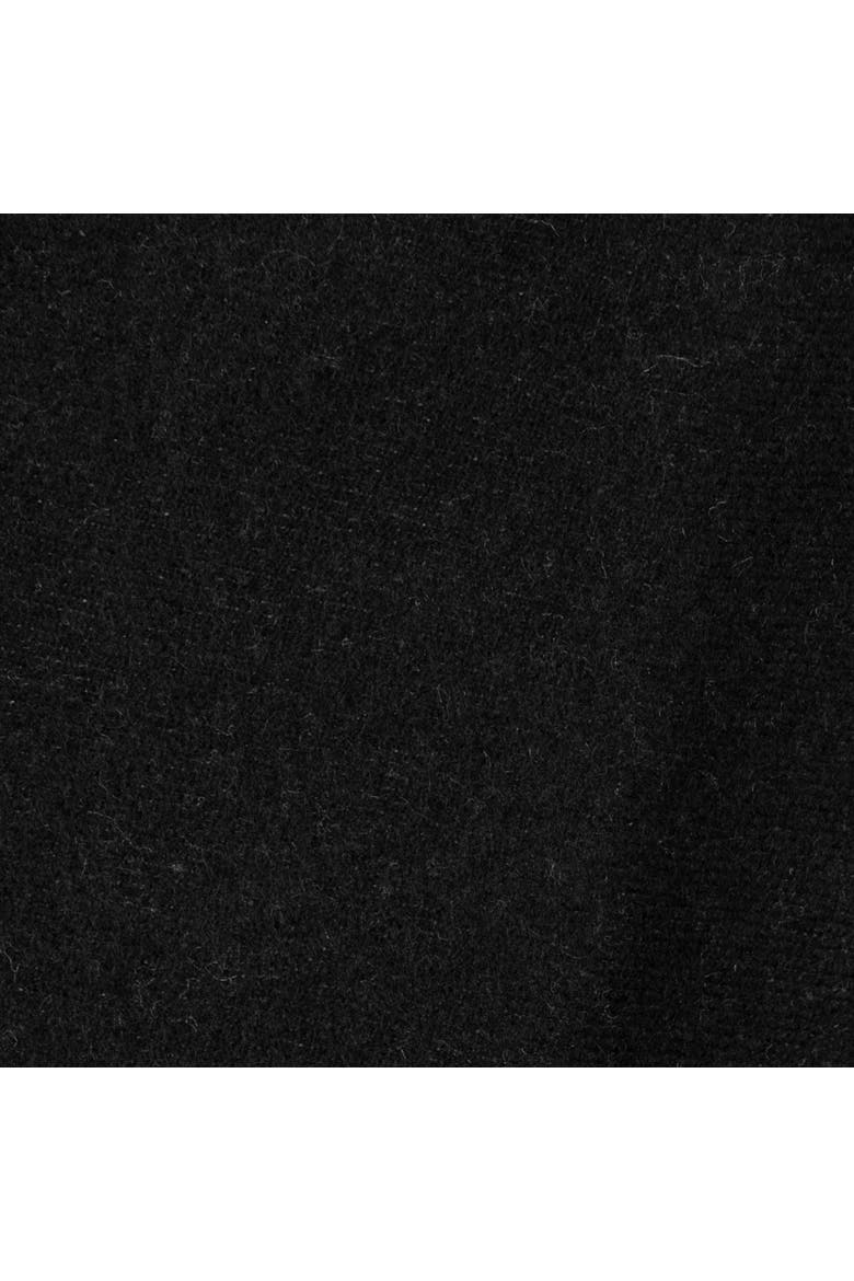 Double-Face Ruana, Alternate, color, Black