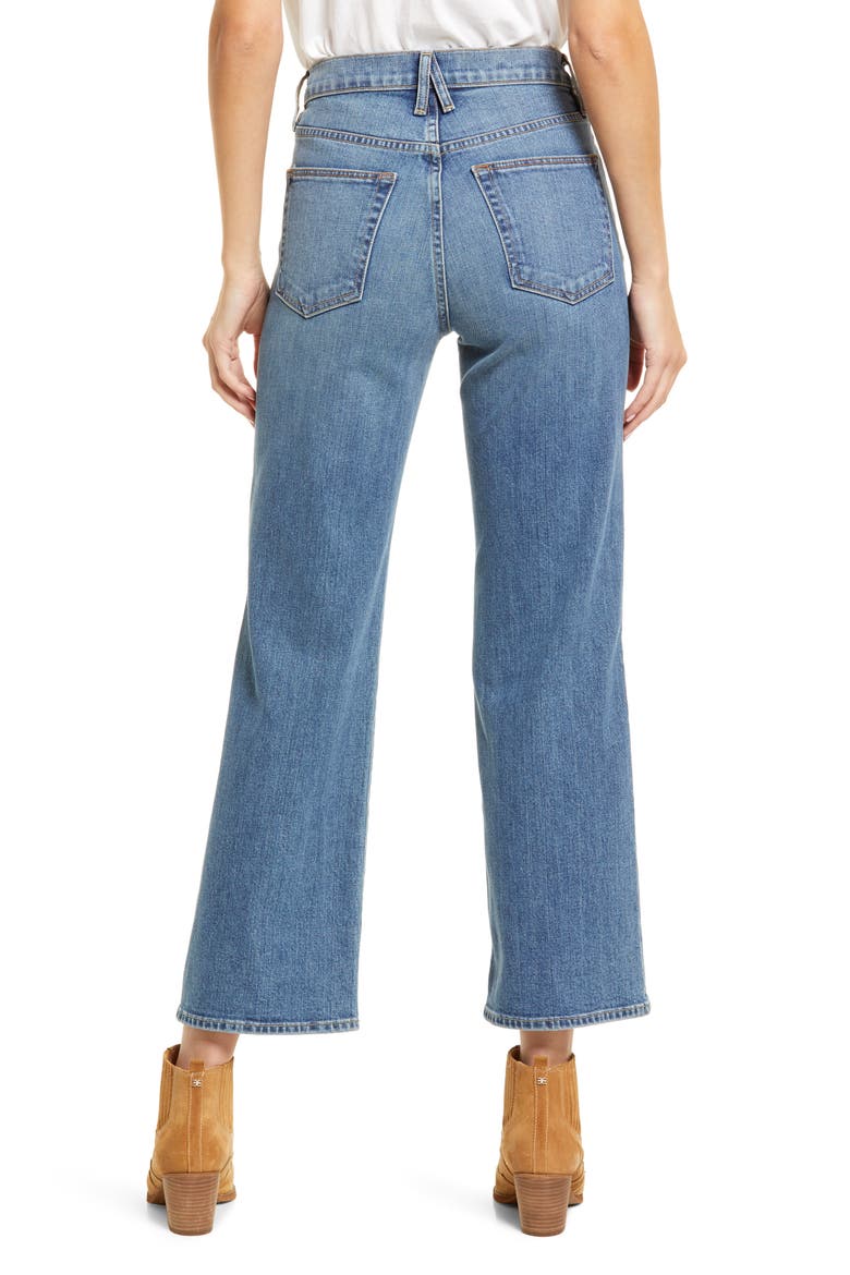 Madison Wide Leg Jeans, Alternate, color, TOPANGA