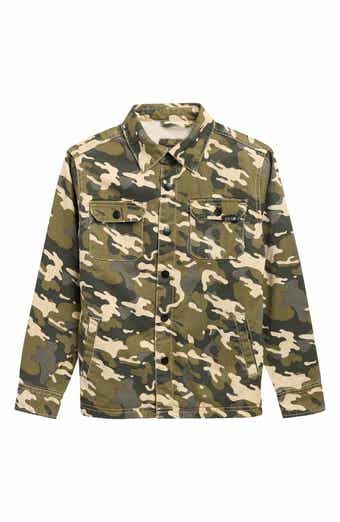 Kids' Camo Snap-Front Jacket