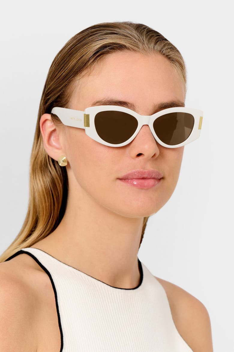 Rimini Sunglasses in Off White, Alternate, color, Off-White