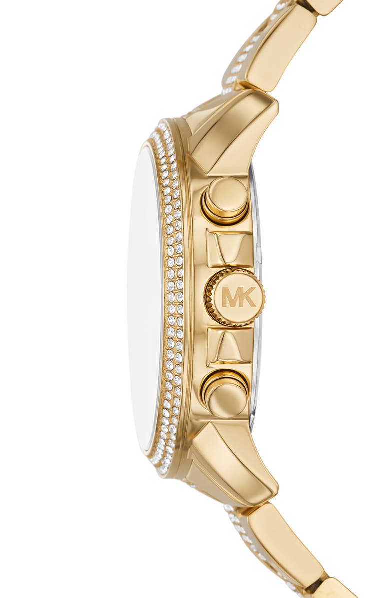 Michael Kors Brynn Crystal Quartz Chronograph Bracelet Watch, 40mm, Alternate, color,