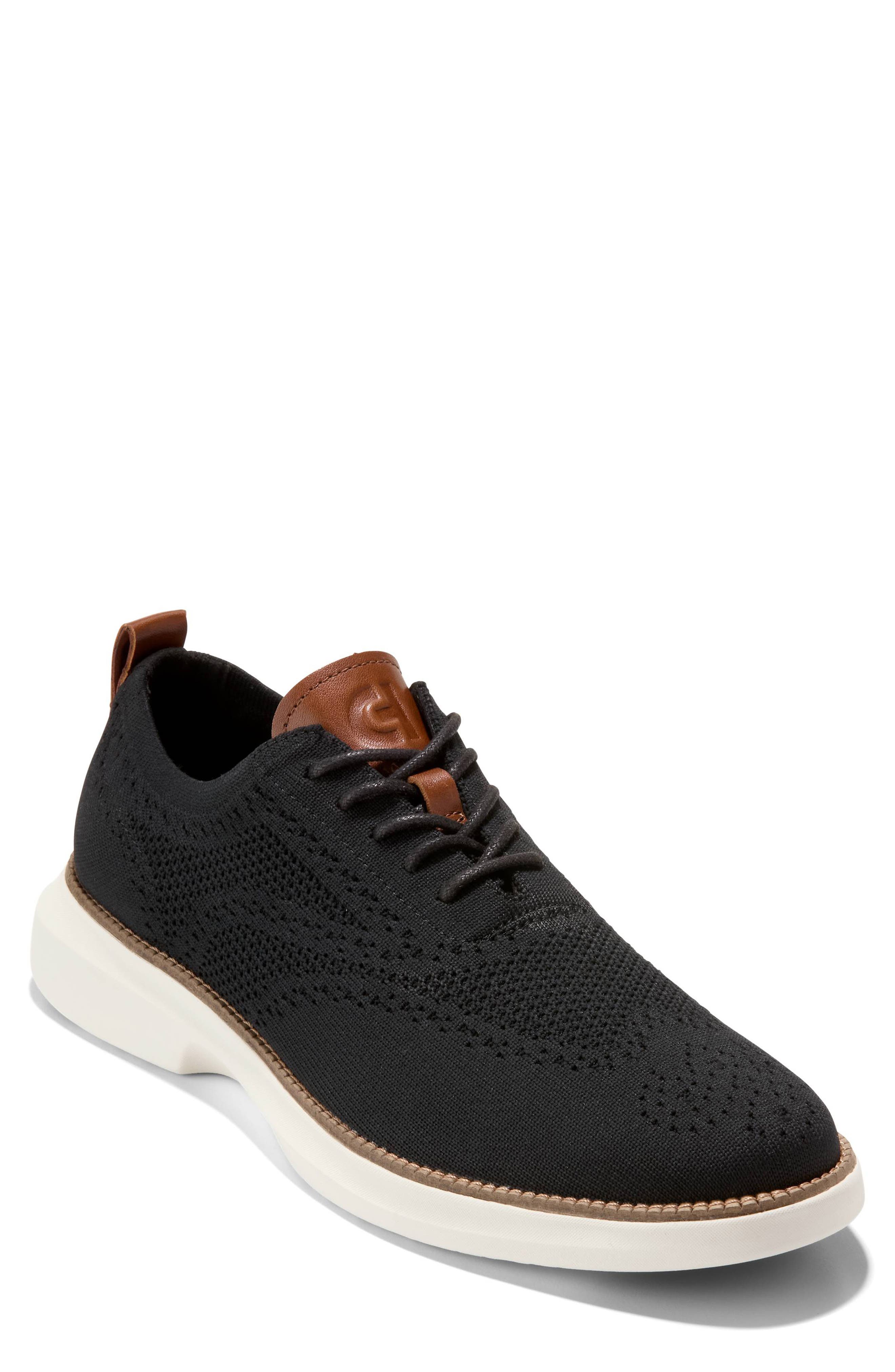 Cole Haan Grand Shadowlite Stitchlite Derby, Main, color, Black / British Tan / Ivory