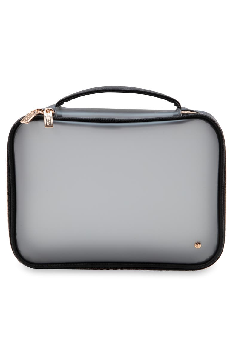 Stephanie Johnson Jumbo Makeup Case, Alternate, color, Black