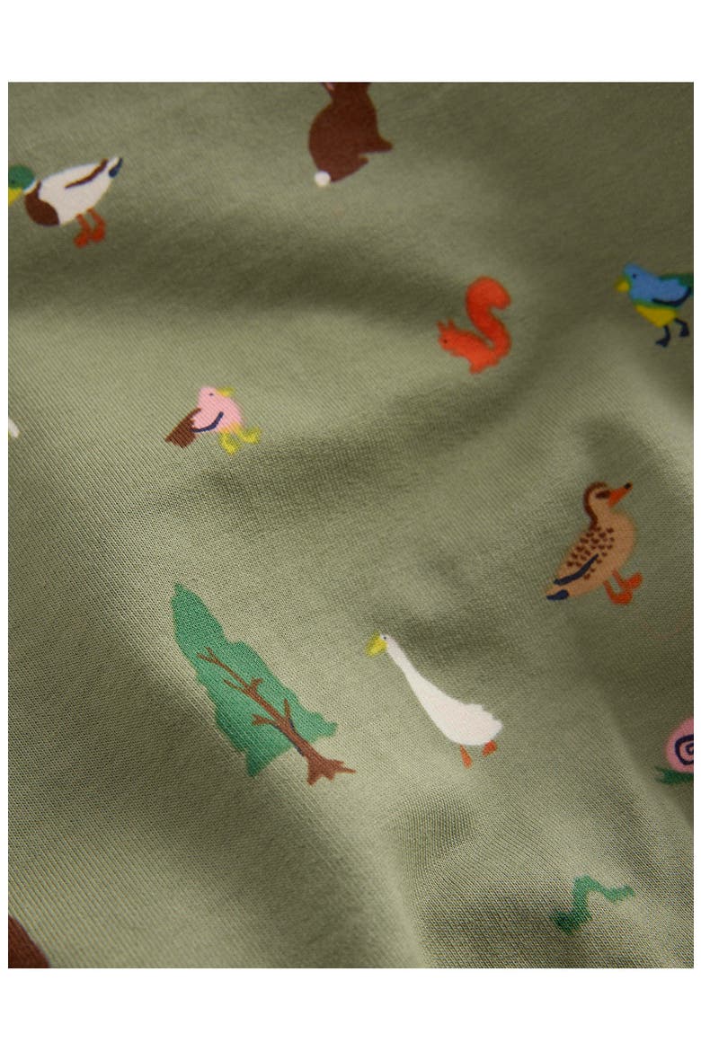 Kids' Sweatshirt & Joggers Set, Alternate, color, GREEN WOODLAND ANIMALS