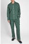  Hunter & Cream Sateen Stripe