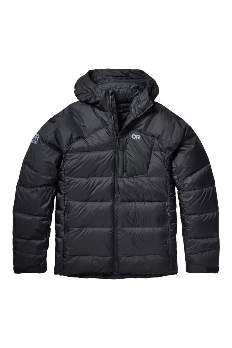 Helium XT 800-Fill-Power Down Hoodie, Alternate, color, BLACK