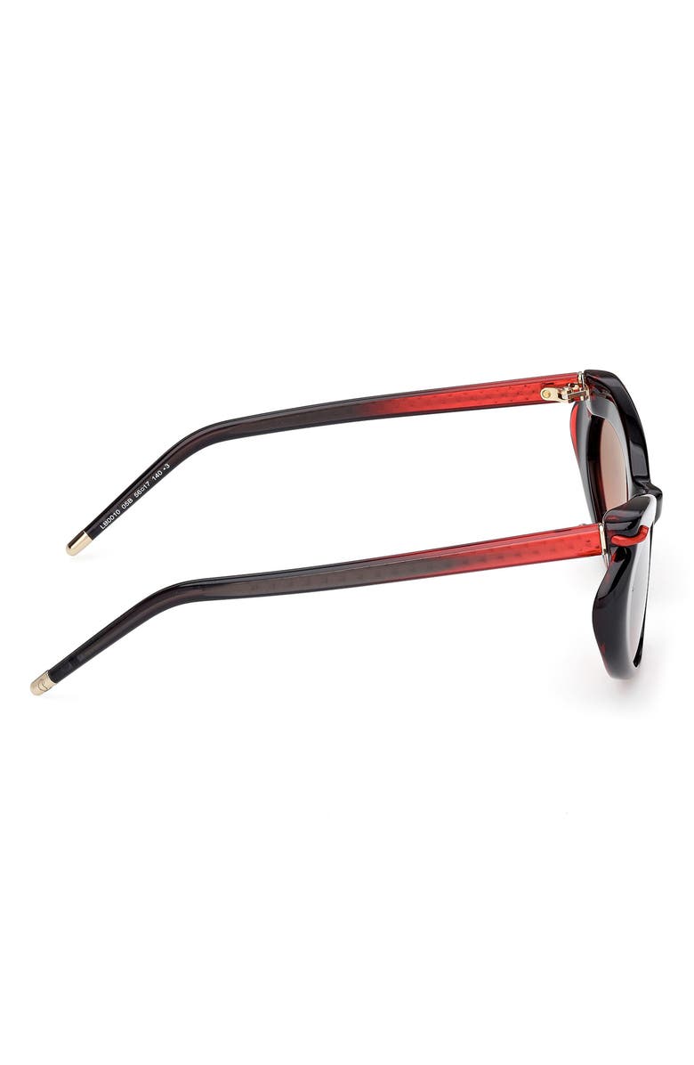 Christian Louboutin 56mm Geometric Sunglasses, Alternate, color, 