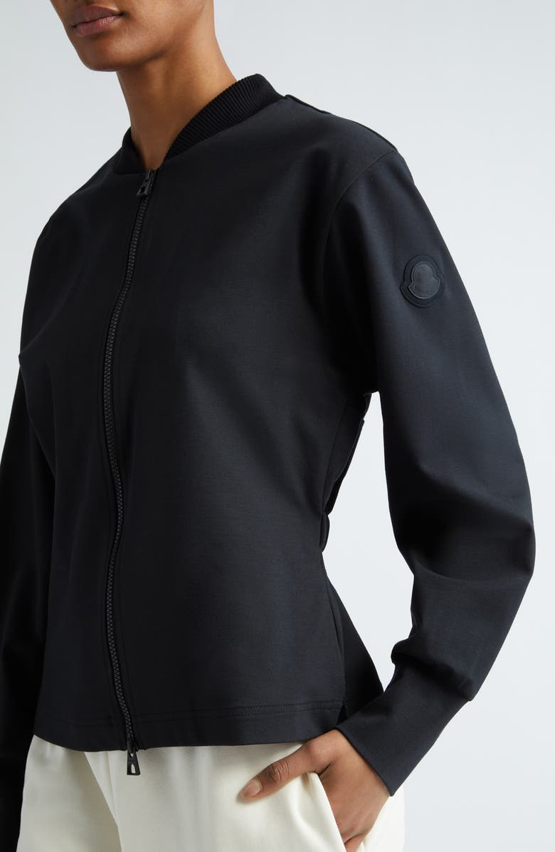 Moncler Punto Milano Zip Cardigan, Alternate, color,