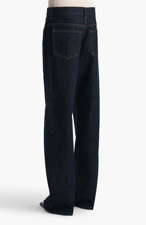 Khaite Womens Benson Bonnie Straight-leg Denim-blend Jeans In Black