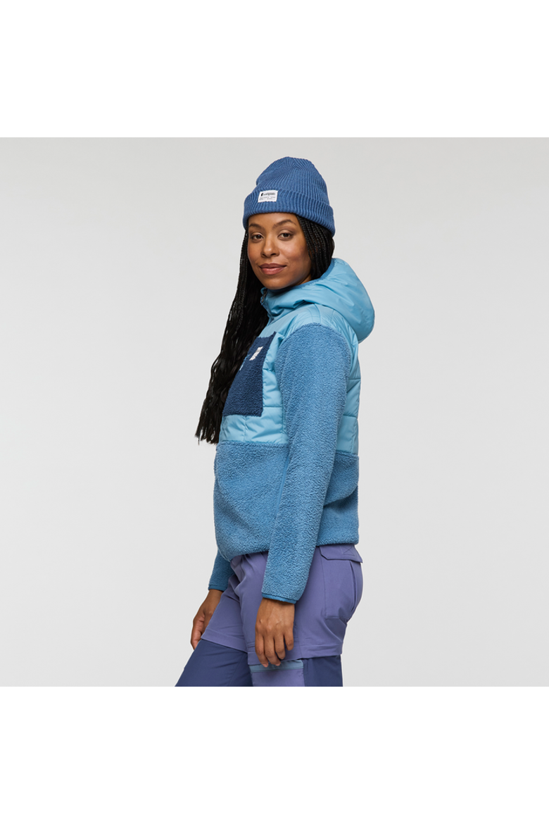 Trico Hybrid Hooded Jacket - Women's, Alternate, color, Fjord