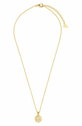 Sterling Forever Brae Mother-of-Pearl Pendant Necklace