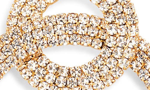 Tasha Crystal Frontal Hoop Earrings