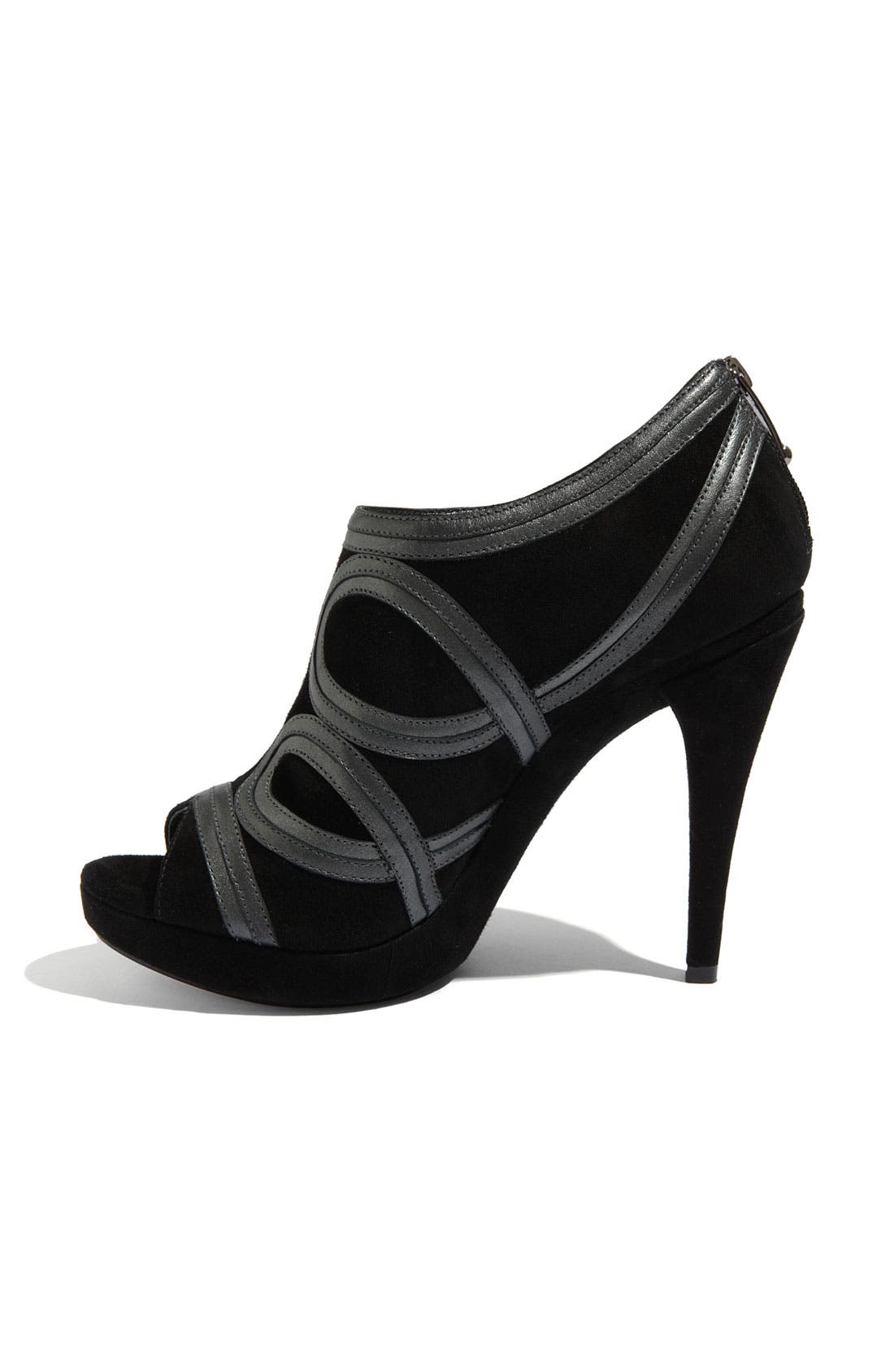 Via Spiga 'Ivie' Peep Toe Ankle Boot, Alternate, color, 