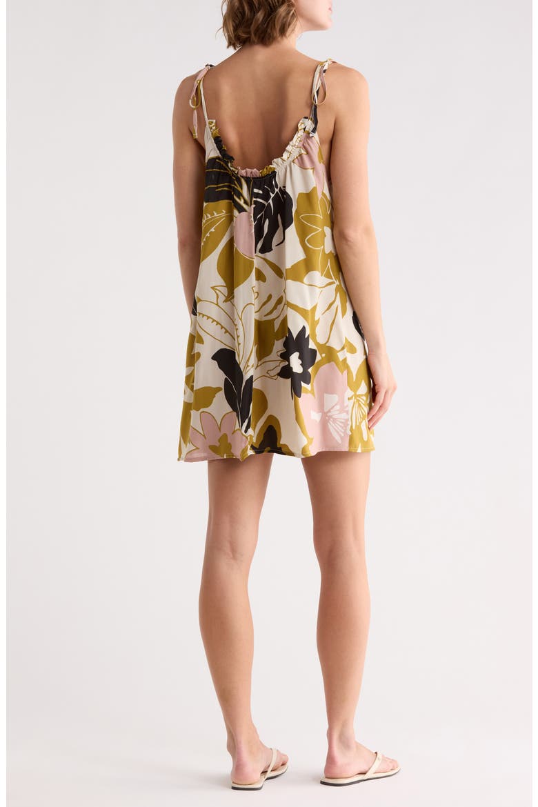 Magnolia Cover-Up Dress, Alternate, color, BROWN