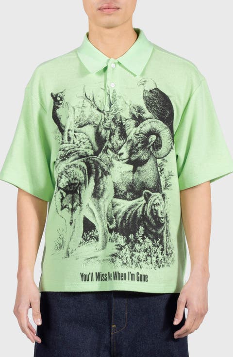 Revival Boxy Graphic Polo