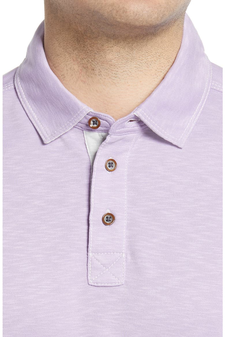 Vintage Slub Jersey Polo, Alternate, color, LAVENDER