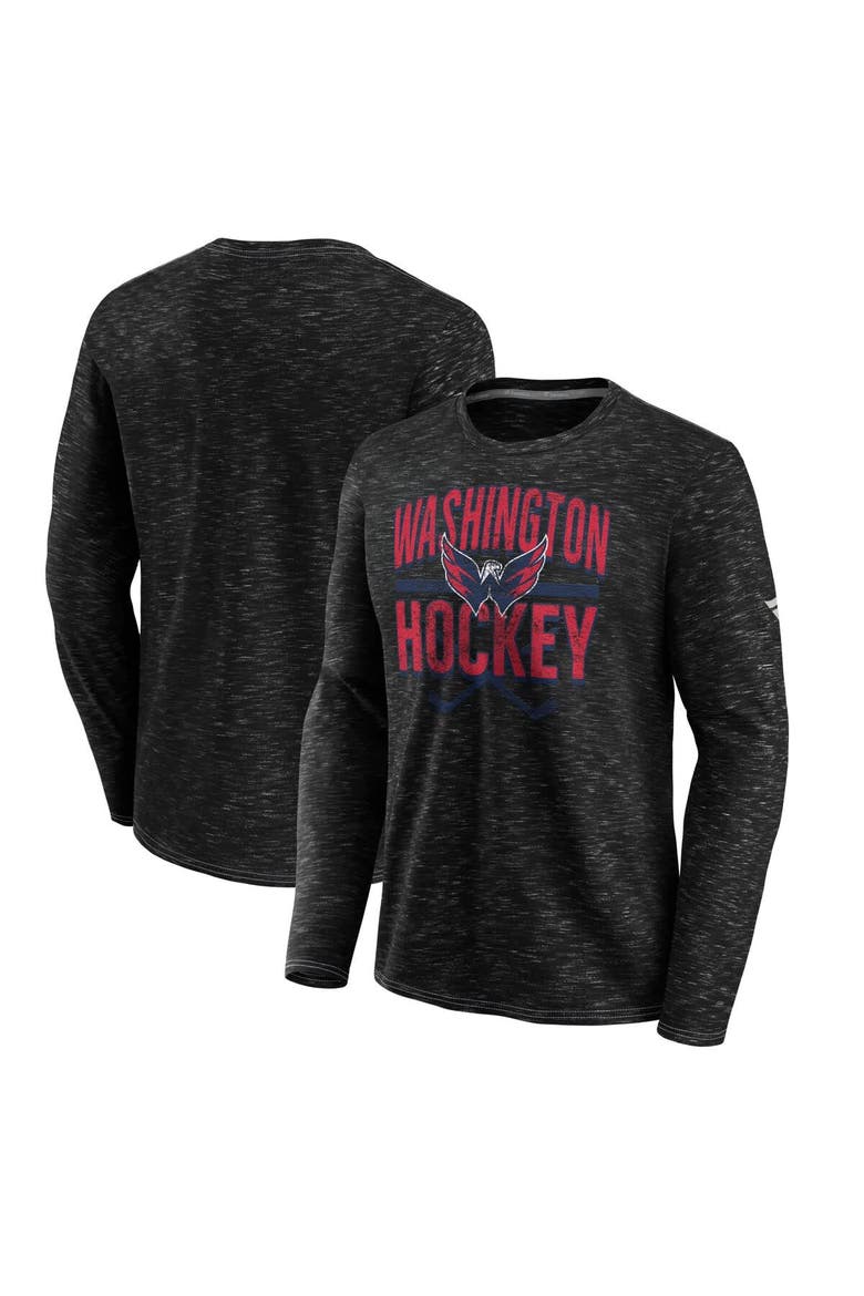 Men's Fanatics Gray Washington Capitals Iced Out Long Sleeve T-Shirt, Main, color, Gray