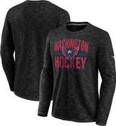 FANATICS Men's Fanatics Gray Washington Capitals Iced Out Long Sleeve T-Shirt