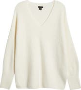 Halogen® V-Neck Tunic Sweater