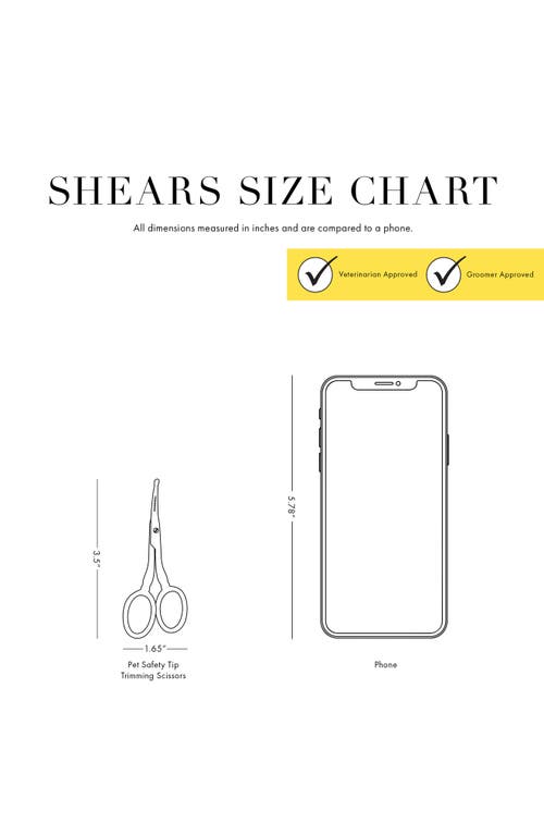 Tweezerman Pet Safety Tip Trimming Scissors In No Color