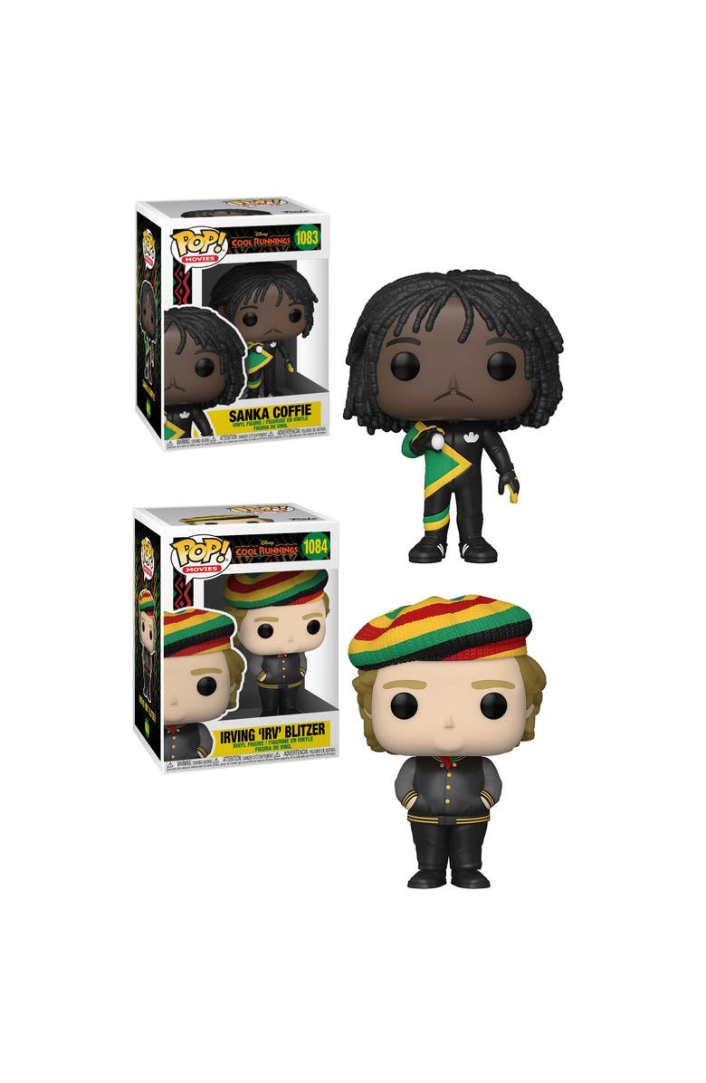 Funko Irving "Irv" Blitzer/Sanka Coffie (Cool Runnings) Combo Set (2) Funko Pop!, Alternate, color, Multicolored