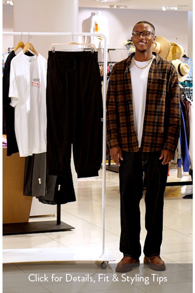 Wide Nylon Track Pants video