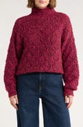 Melrose and Market Fiesta Mock Neck Sweater