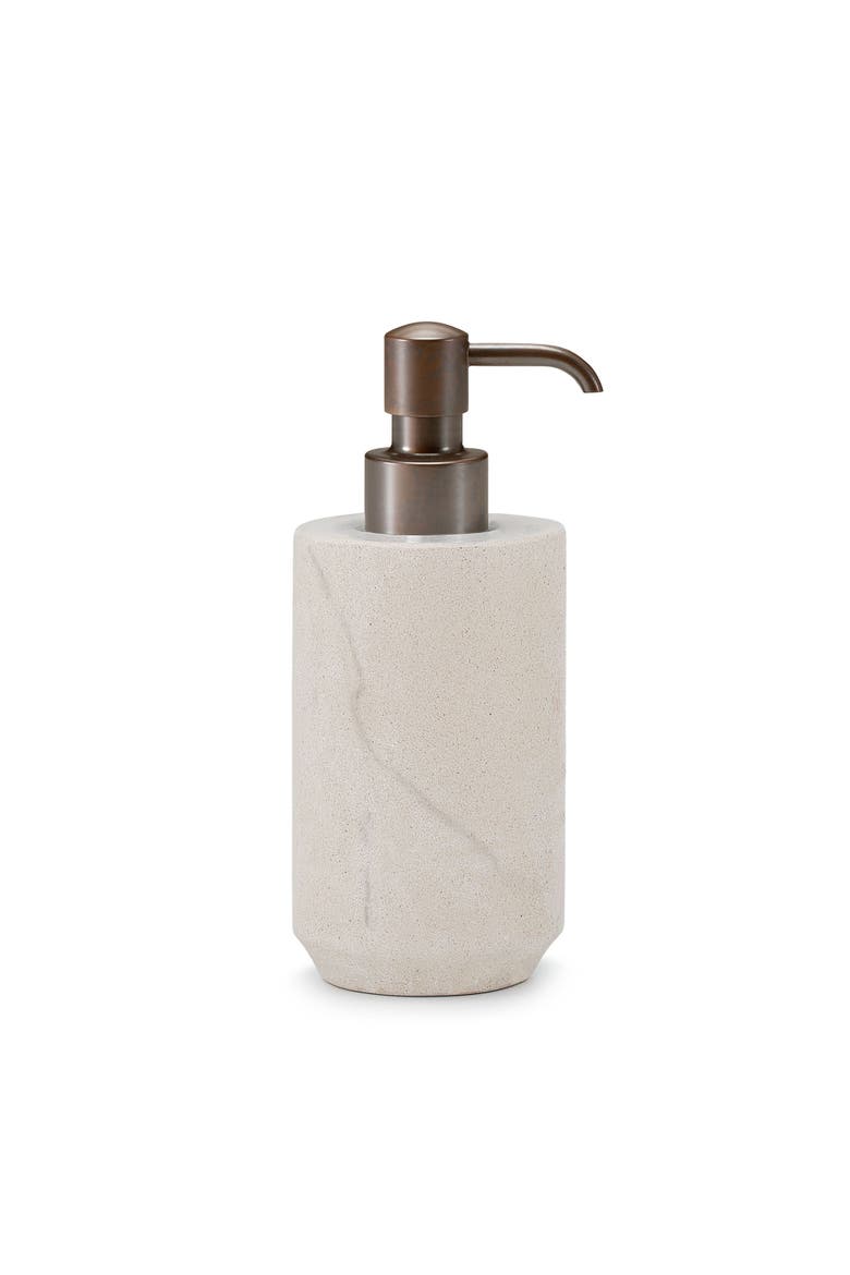 Playa Pump Dispenser, Main, color, BEIGE-Mat Brz