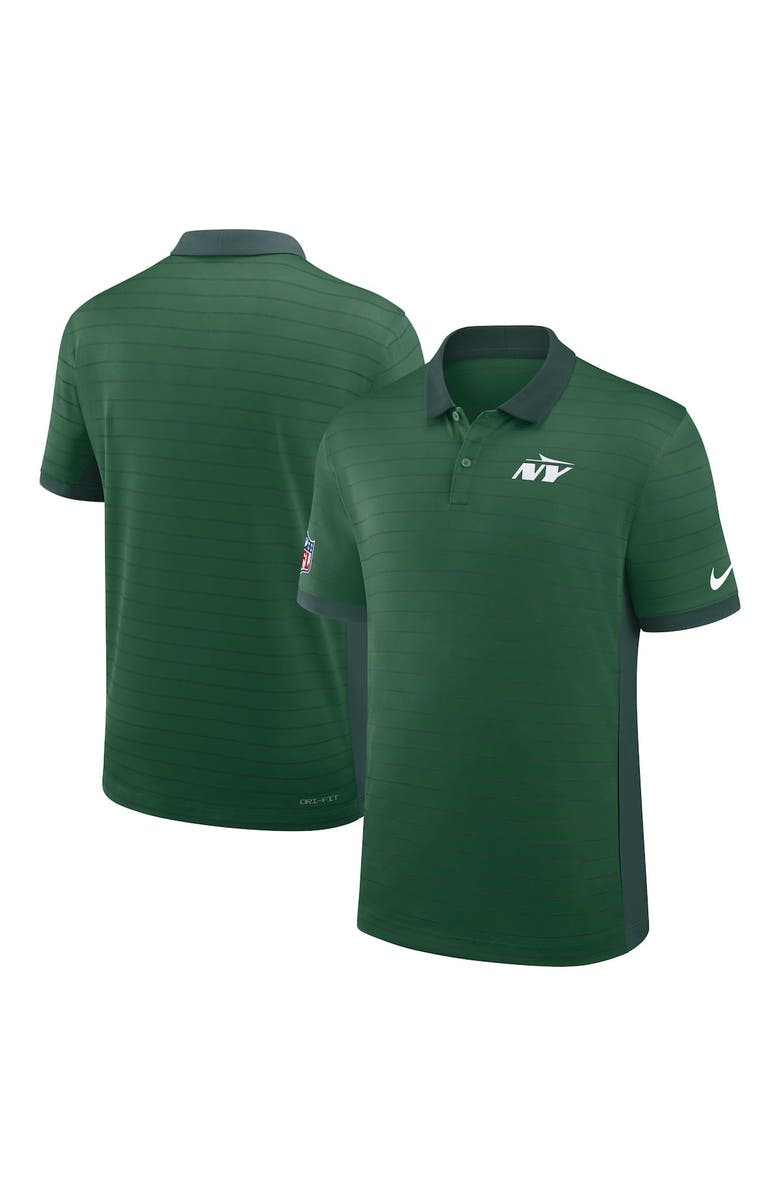 Nike Men's Nike Green New York Jets Sideline Victory Stripe Performance Polo, Alternate, color, Green