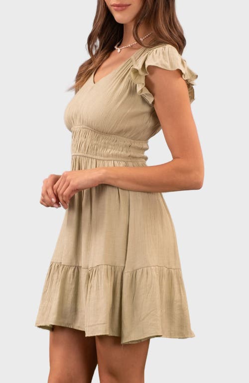 BLU PEPPER BLU PEPPER TIERED MINIDRESS 
