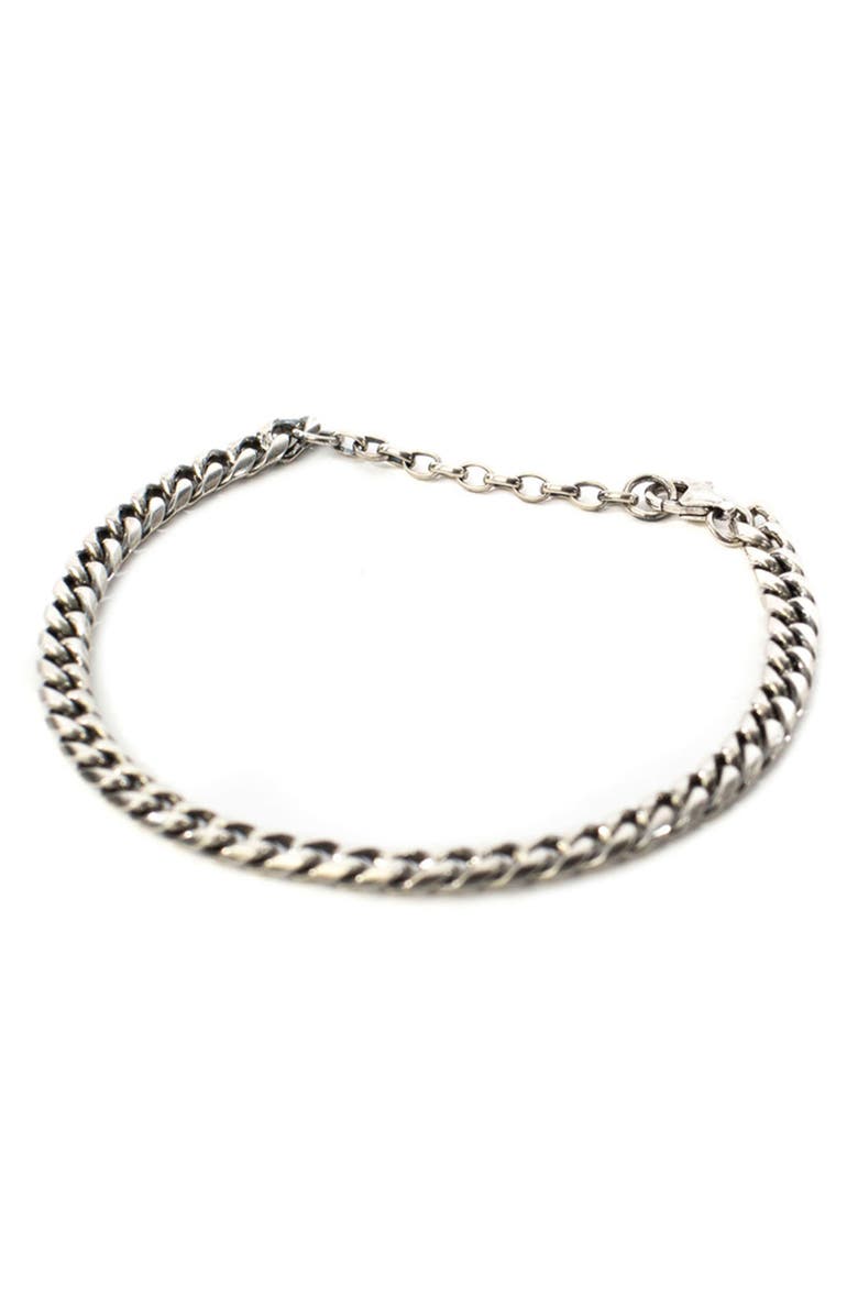 Serge DeNimes Silver Scale Bracelet, Alternate, color, Silver