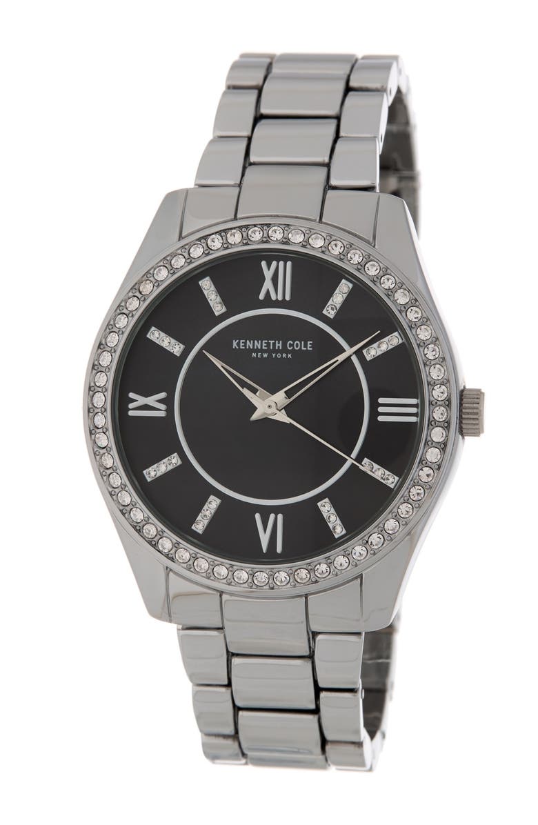 Kenneth Cole New York Women's Crystal Bezel Bracelet Watch, 40mm, Main, color,