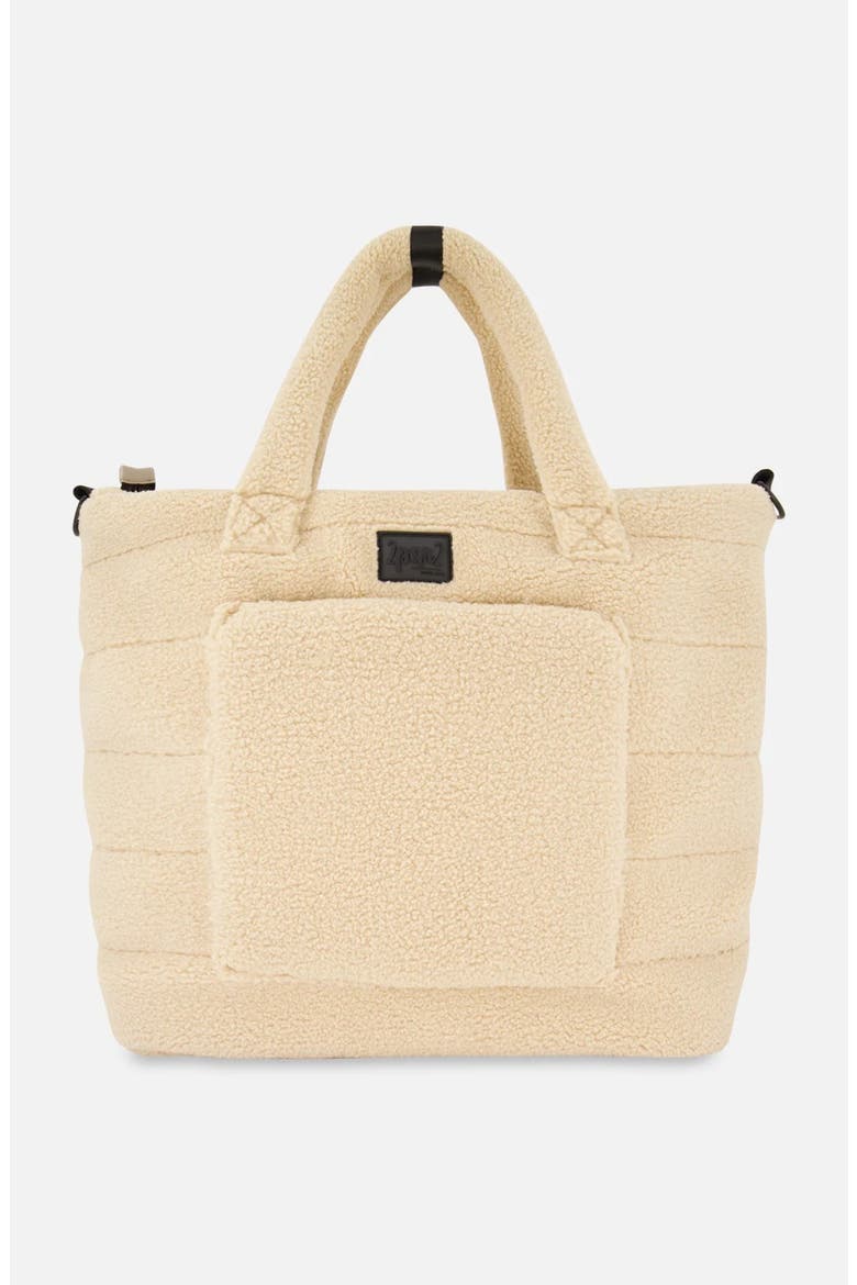 Unisex Tote-Style Diaper Bag, Main, color, Beige