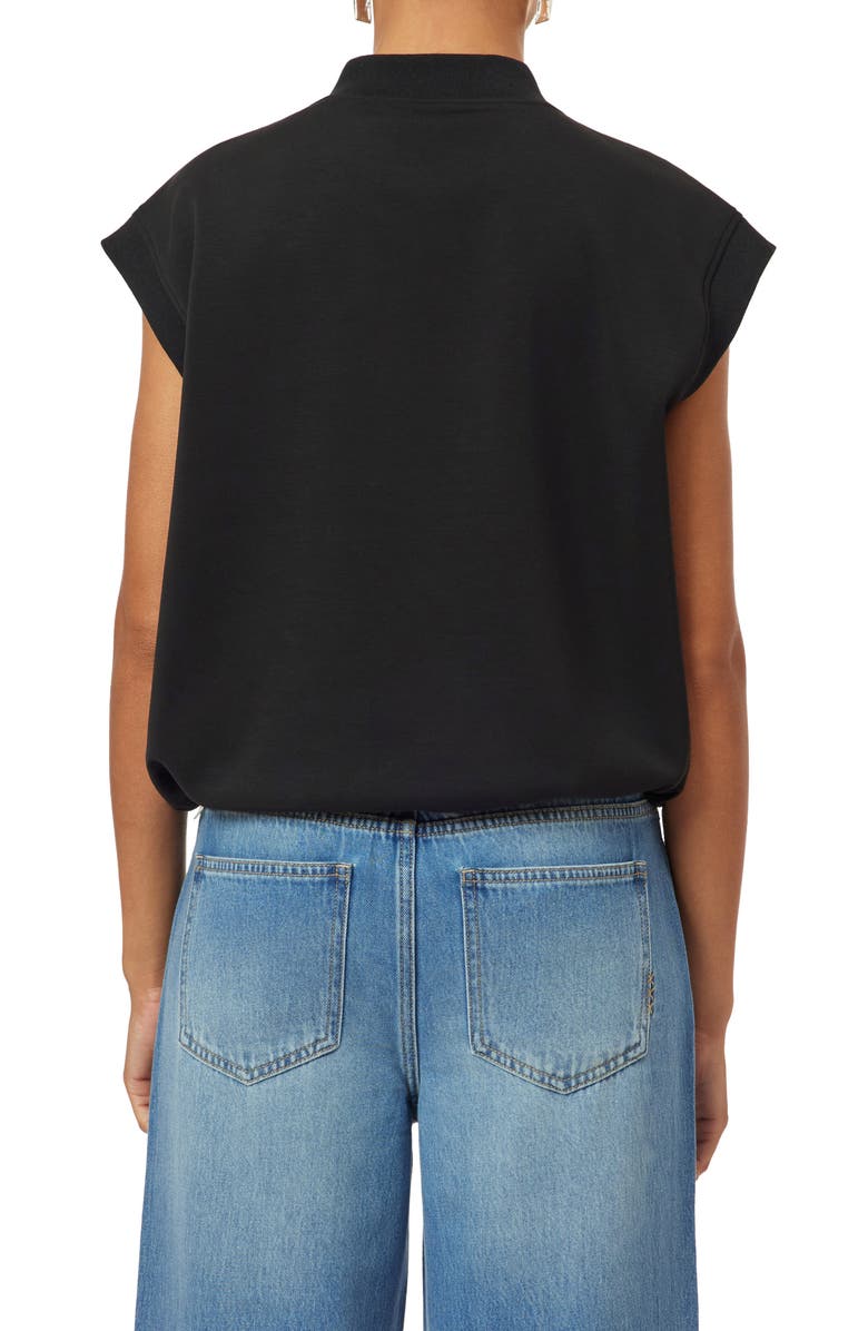 Scotch & Soda Crop Vest, Alternate, color, Black