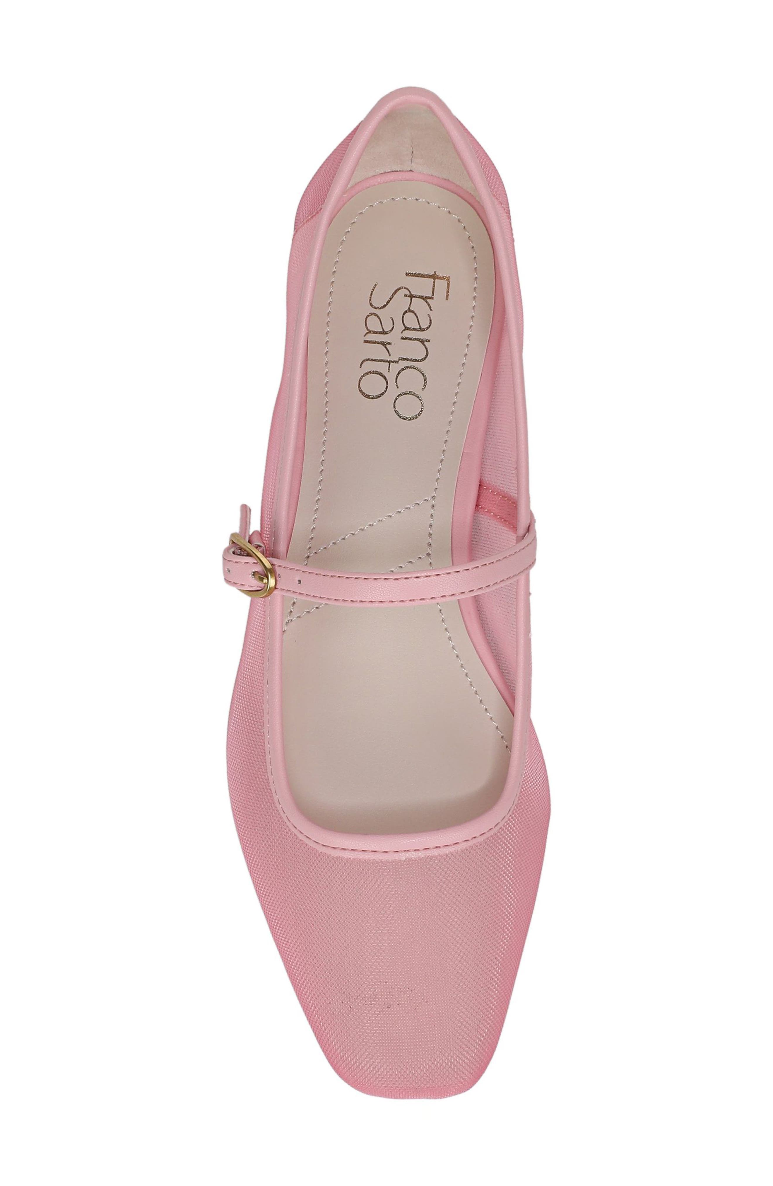 Valie Mary Jane Flat, Alternate, color, PINK