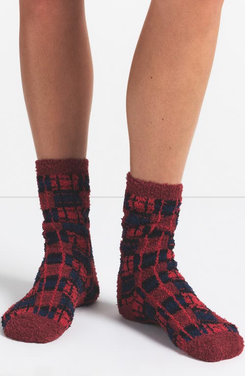 Skims 2-pack Cozy Crew Socks In Red