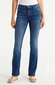 MOTHER The Insider Skimp High Waist Straight Leg Jeans