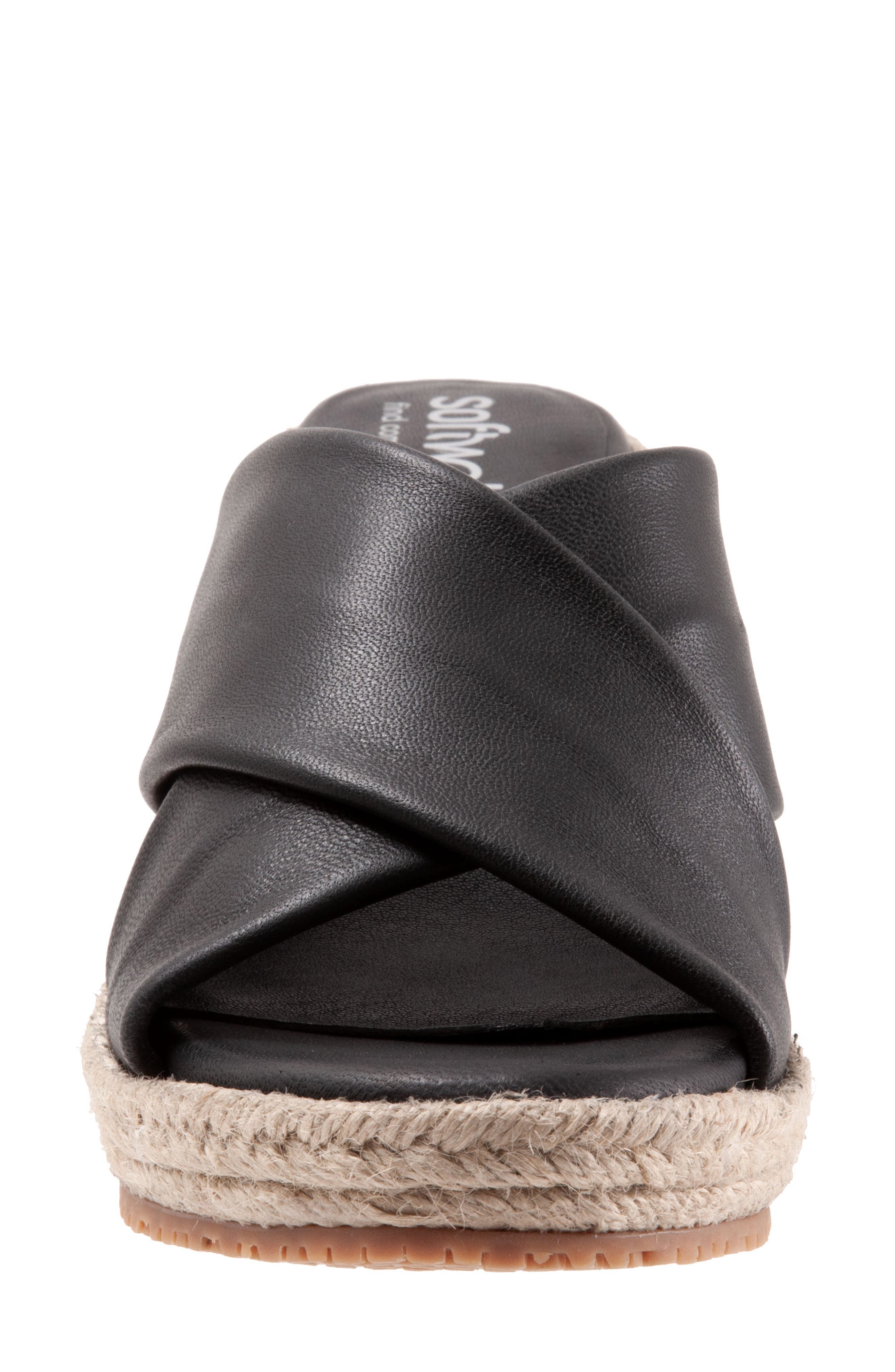 SoftWalk<sup>®</sup> Halsey Cross Strap Espadrille Wedge Sandal, Alternate, color, 
