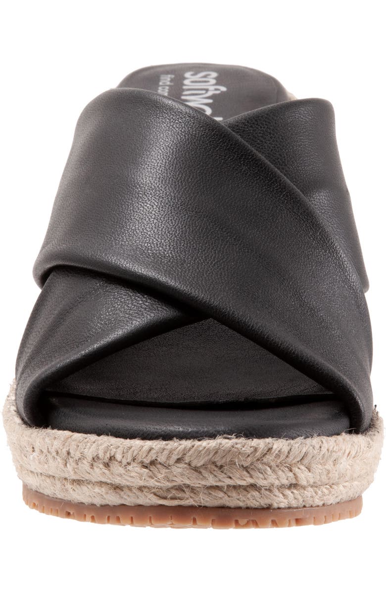 SoftWalk<sup>®</sup> Halsey Cross Strap Espadrille Wedge Sandal, Alternate, color,