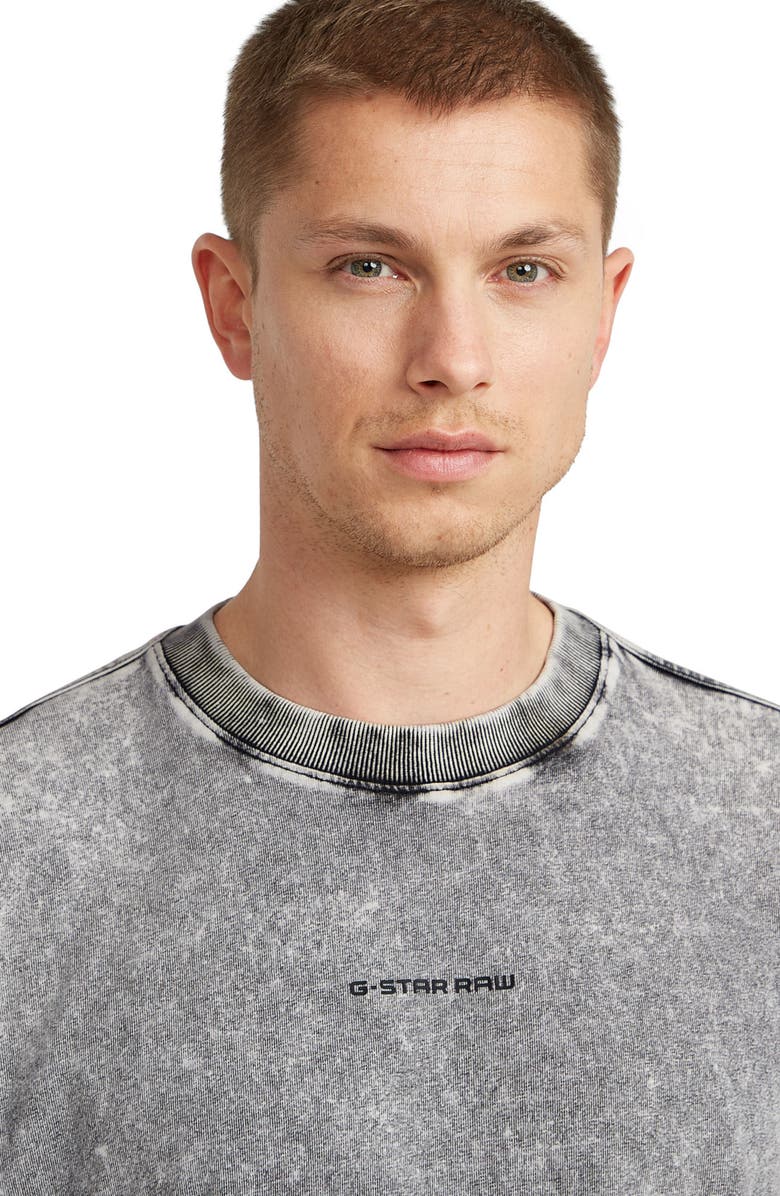G-STAR Washed Loose Organic Cotton Logo T-Shirt, Alternate, color, 