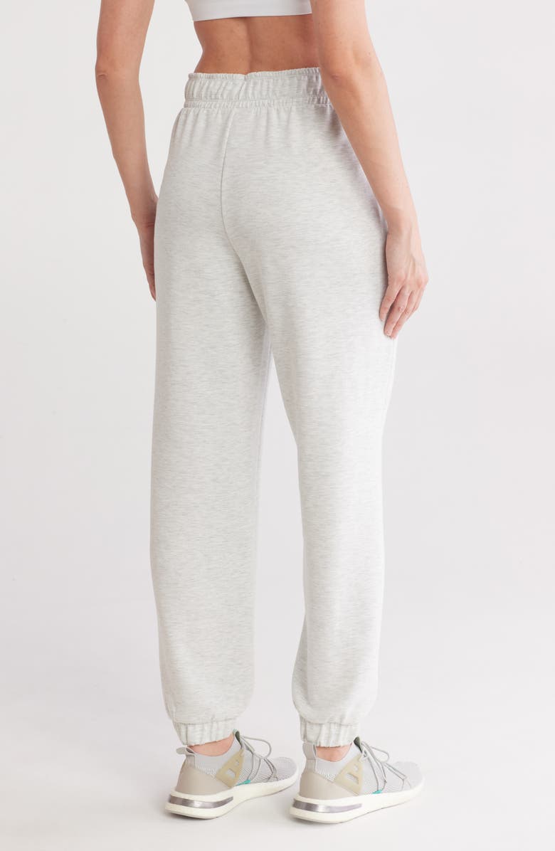 90 DEGREE BY REFLEX Anywhere Scuba Knit Joggers, Alternate, color, Heather Light Grey