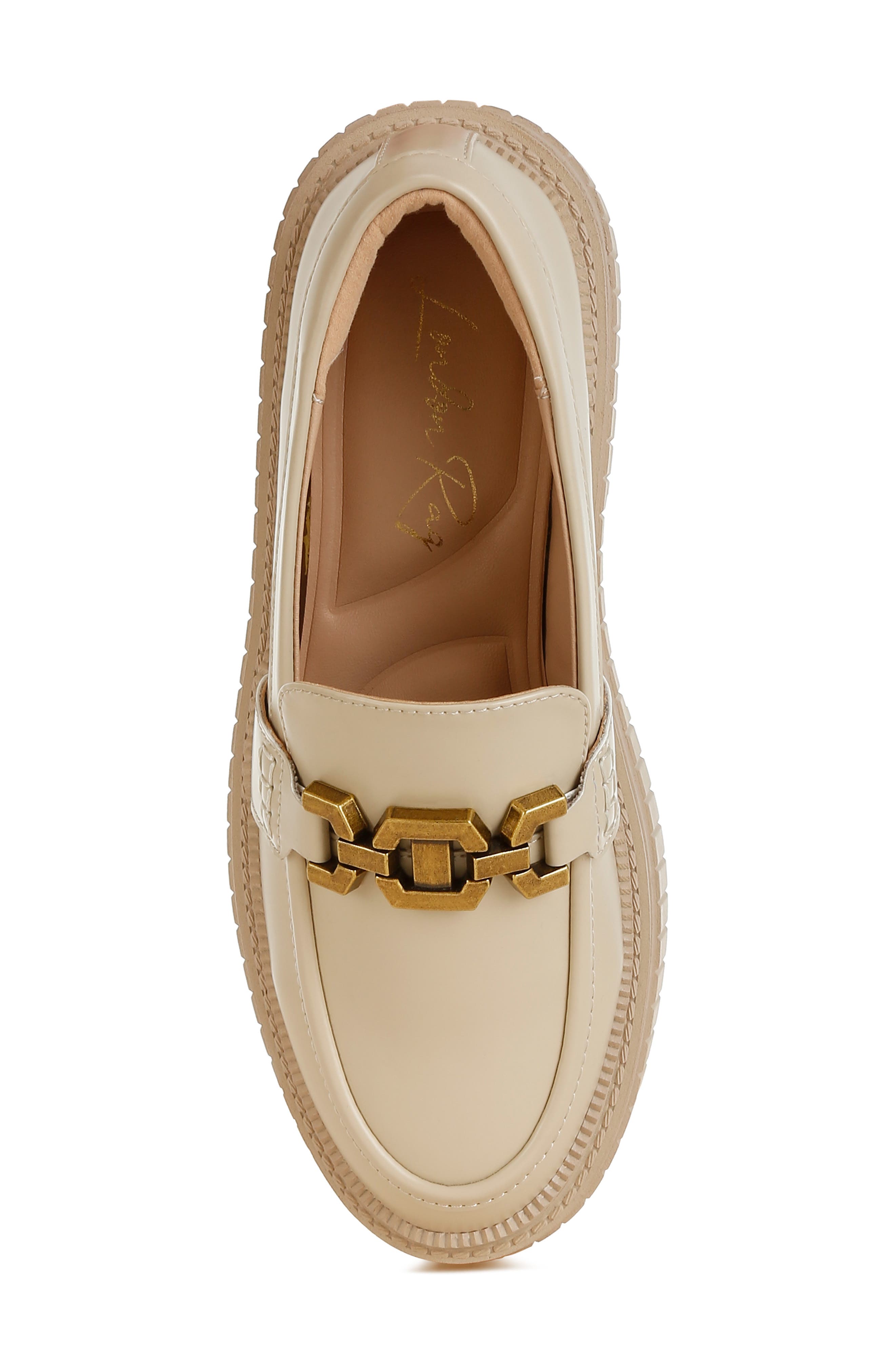 LONDON RAG Grosbeak Chunky Sole Loafer, Alternate, color, Beige