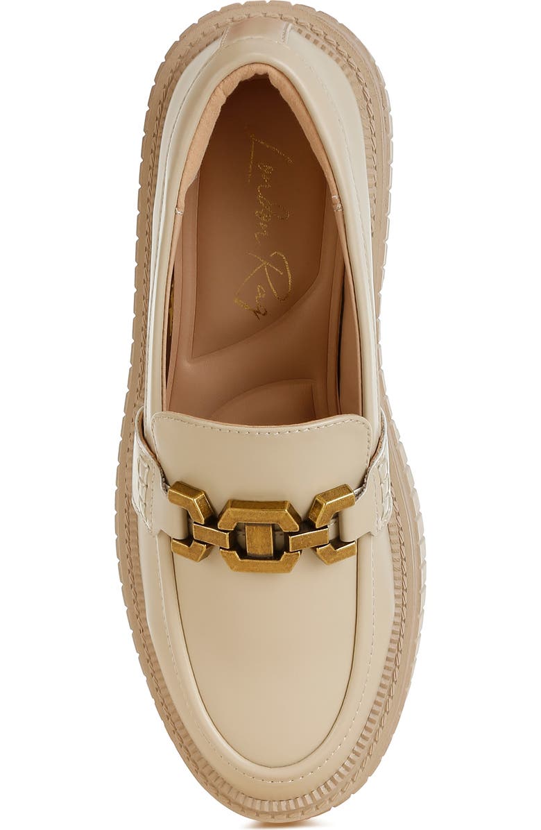 LONDON RAG Grosbeak Chunky Sole Loafer, Alternate, color, Beige