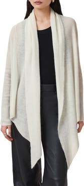 AllSaints Harper High Low Open Front Cardigan