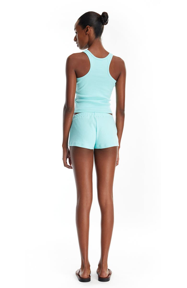 Mother of All Ariel Rib Top, Alternate, color, Turquoise