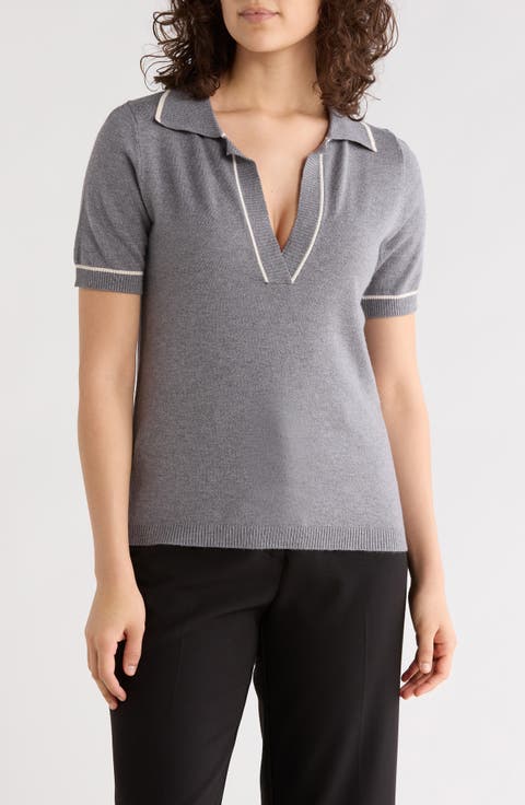 Johnny Collar Polo Sweater